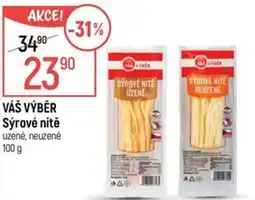 Globus VÁŠ VÝBĚR Sýrové nitě uzené, neuzené nabídka