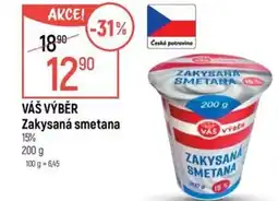 Globus VÁŠ VÝBĚR Zakysaná smetana nabídka