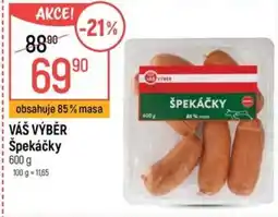 Globus VÁŠ VÝBĚR Špekáčky nabídka