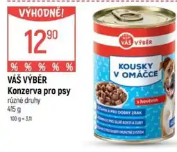 Globus VAS VÝBER Konzerva pro psy nabídka