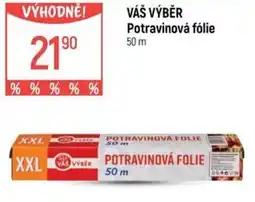 Globus VÁŠ VÝBĚR Potravinová fólie 50 m nabídka