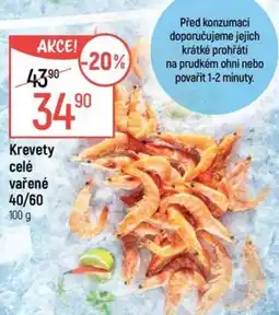Globus Krevety celé vařené 40/60 nabídka
