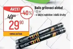 Globus Balis grilovací alobal nabídka