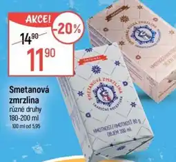 Globus Smetanová zmrzlina nabídka