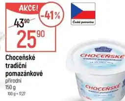 Globus Choceňské tradiční pomazánkové přírodní nabídka
