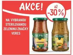 Globus Na vybranou sterilovanou zeleninu značky veres nabídka