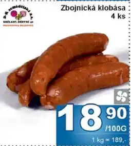 Jip Zbojnická klobása nabídka