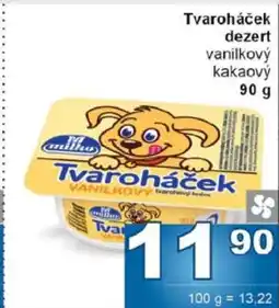 Jip Tvarohráček dezert nabídka