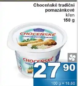 Jip Choceňské tradiční pomazánkové nabídka