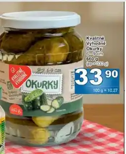 Jip Kvalitně Výhodně Okurky nabídka