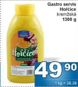 Jip Gastro Servis hořčice nabídka