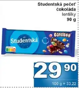 Jip Studentská pečeť čokoláda nabídka