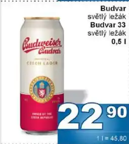 Jip Budvar světlý ležák nabídka