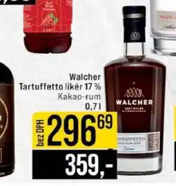 Jip Walcher Tartuffetto likér 17 % nabídka