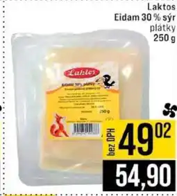 Jip Laktos Eidam 30 % sýr plátky nabídka