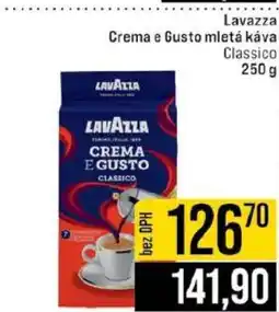 Jip Lavazza Crema e Gusto mletá káva Classico nabídka