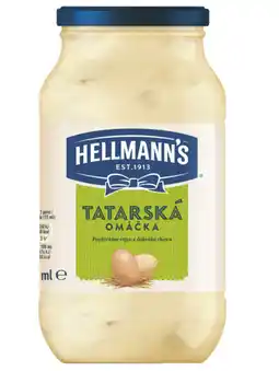 Lidl Hellmann's majonéza, tatarská omáčka 650ml, vybrané druhy nabídka
