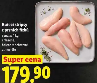 Lidl Kuřecí stripsy z prsních řízků, cena za nabídka