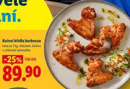 Lidl Kuřecí křídla barbecue, cena za nabídka