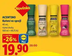 Lidl ACENTINO Koření ve spreji nabídka