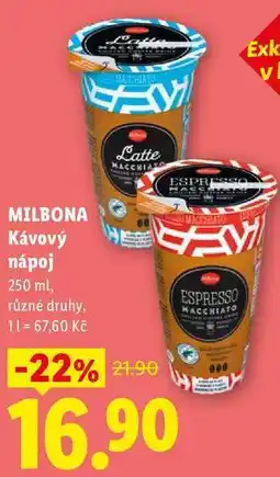 Lidl MILBONA Kávový nápoj nabídka