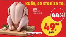 Penny Market Kuře chlazené nabídka