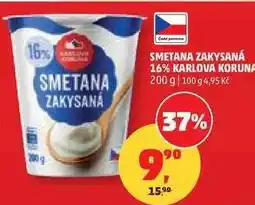 Penny Market SMETANA ZAKYSANÁ 16% KARLOVA KORUNA nabídka