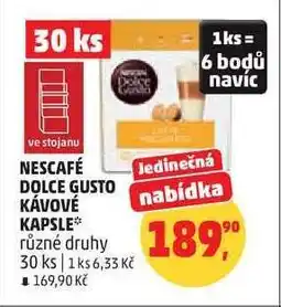 Penny Market Nescafé Dolce Gusto kávové kapsle nabídka