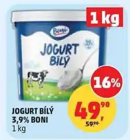Penny Market JOGURT BÍLÝ 3,9% BONI nabídka