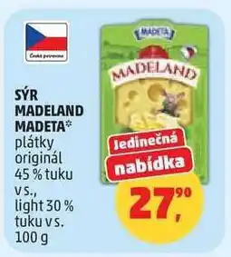 Penny Market SÝR MADELAND Madeta nabídka