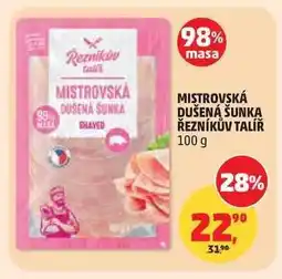 Penny Market MISTROVSKÁ DUŠENÁ ŠUNKA, Řezníkův talíř nabídka