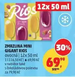 Penny Market Zmrzlina Mini Gigant Rios nabídka