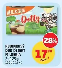 Penny Market Pudinkový Duo Dezert Milkeria nabídka