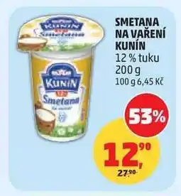 Penny Market SMETANA NA VAŘENÍ Kunín nabídka