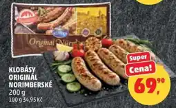 Penny Market KLOBÁSY ORIGINÁL NORIMBERSKÉ nabídka