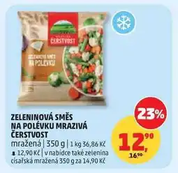Penny Market ZELENINOVÁ SMĚS NA POLÉVKU MRAZIVÁ ČERSTVOST nabídka