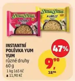 Penny Market INSTANTNÍ POLÉVKA YUM YUM nabídka