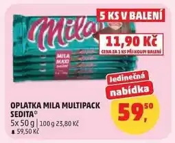 Penny Market OPLATKA MILA MULTIPACK SEDITA nabídka
