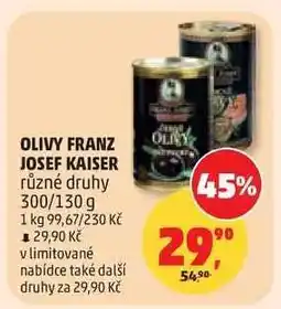 Penny Market OLIVY FRANZ JOSEF KAISER nabídka