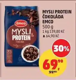 Penny Market MYSLI PROTEIN ČOKOLÁDA EMCO nabídka