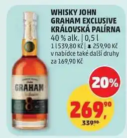 Penny Market Whisky John Graham Exclusive Královská Palírna nabídka