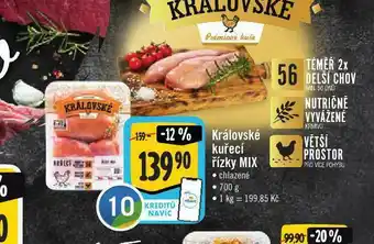 Jip Královské kuřecí řízky mix nabídka