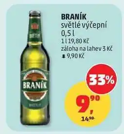 Penny Market BRANÍK světlé výčepní 0,5 l nabídka