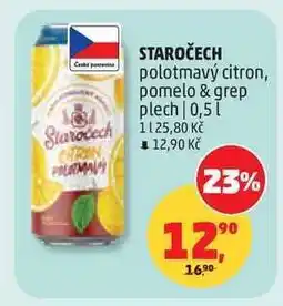 Penny Market Staročech polotmavý citron, pomelo & grep plech nabídka
