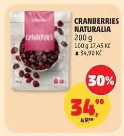 Penny Market CRANBERRIES NATURALIA nabídka