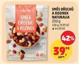 Penny Market SMĚS OŘECHŮ A ROZINEK NATURALIA nabídka