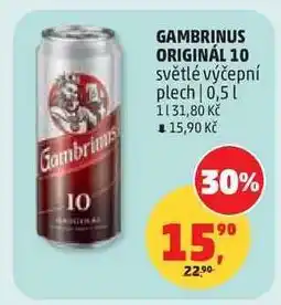 Penny Market Gambrinus Originál 10 nabídka
