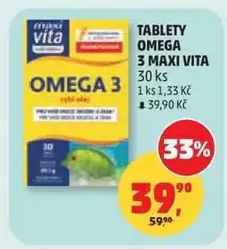 Penny Market TABLETY OMEGA 3 MAXI VITA nabídka