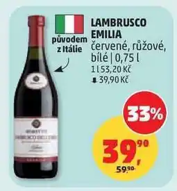 Penny Market LAMBRUSCO EMILIA nabídka