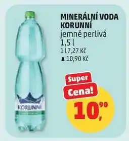 Penny Market MINERÁLNÍ VODA KORUNNÍ jemně perlivá nabídka